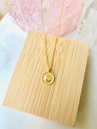 Thumbnail for Sister Moon ~ 18k Gold Coin Pendant