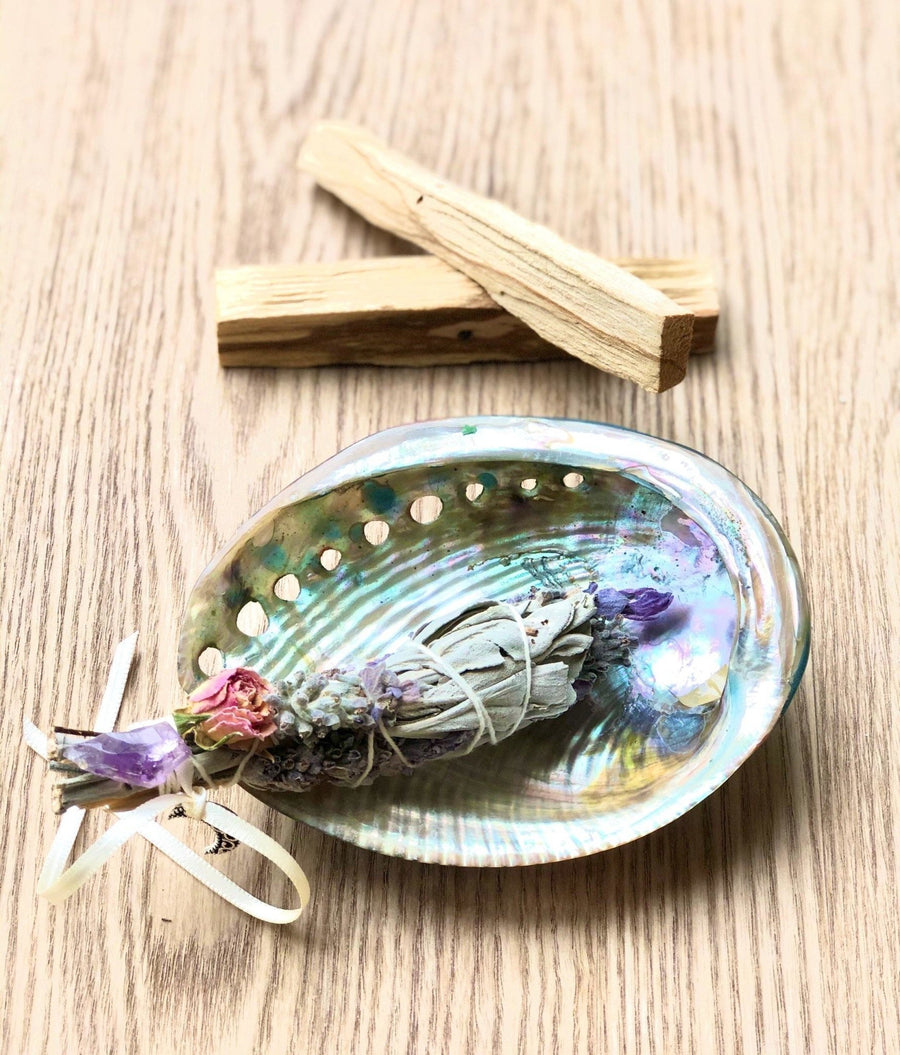 Abalone Shell Smudge Bowl - Sentient Creations