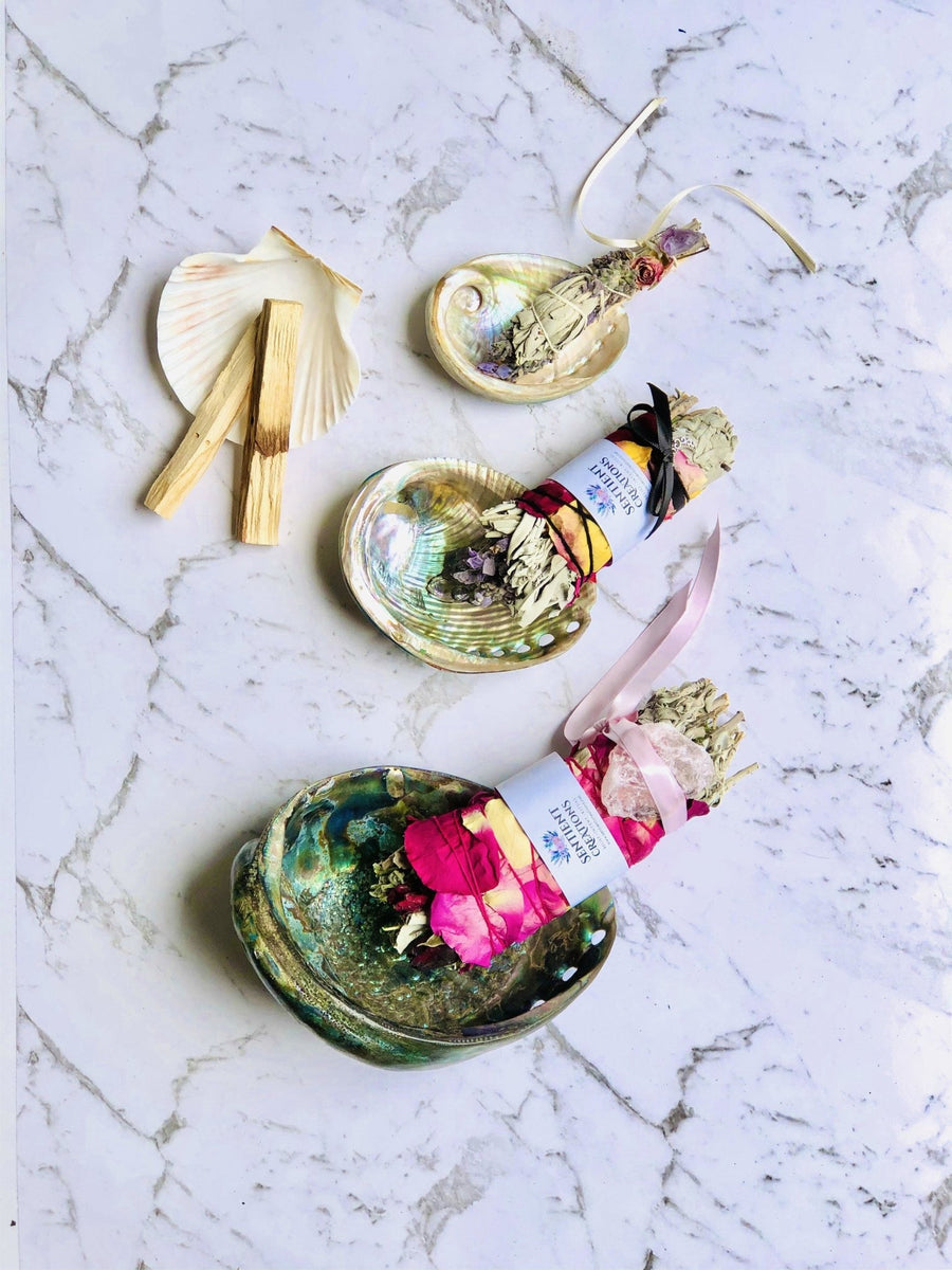 Abalone Shell Smudge Bowl - Sentient Creations