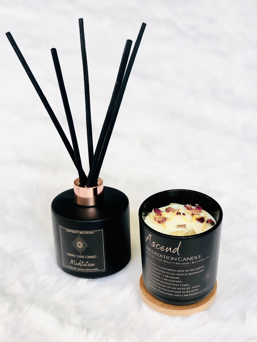 "Ascend" Meditation Luxury Reed Diffuser - Sentient Creations