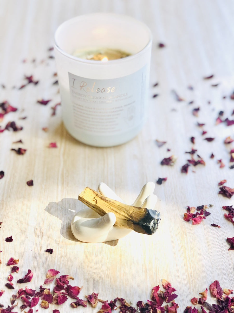 Ceramic Hand ~ Palo Santo Holder - Sentient Creations