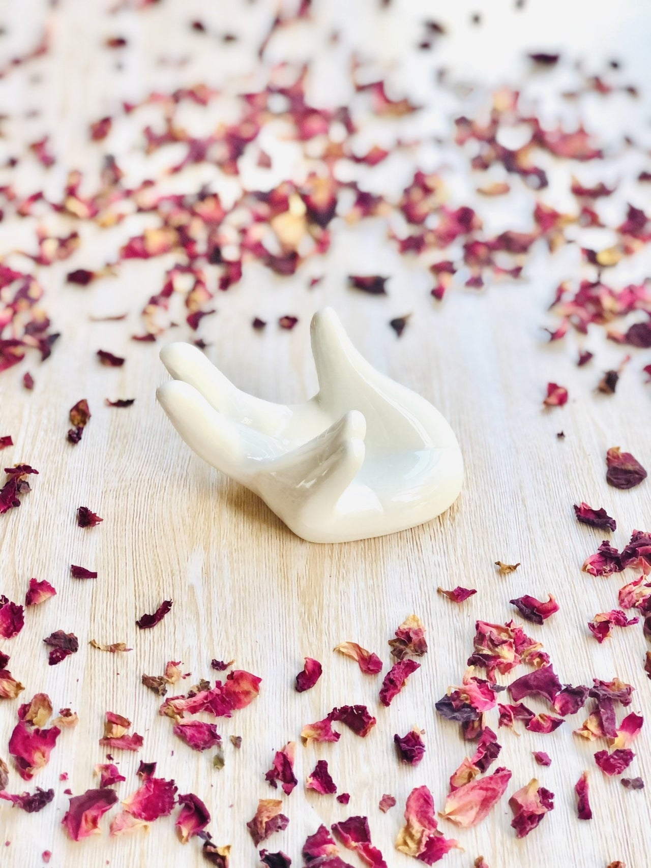 Ceramic Hand ~ Palo Santo Holder - Sentient Creations