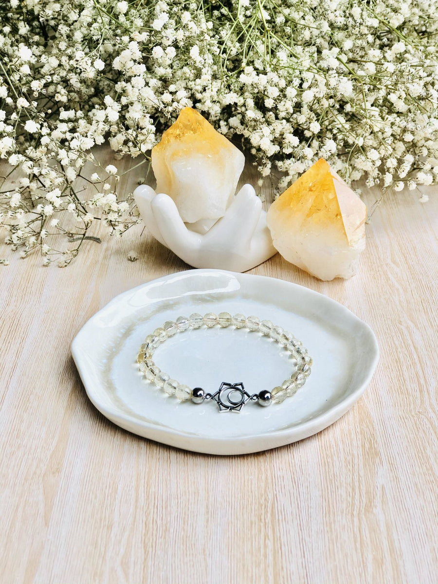 Citrine ~ Sacral Chakra Crystal Ritual Bracelet - Sentient Creations