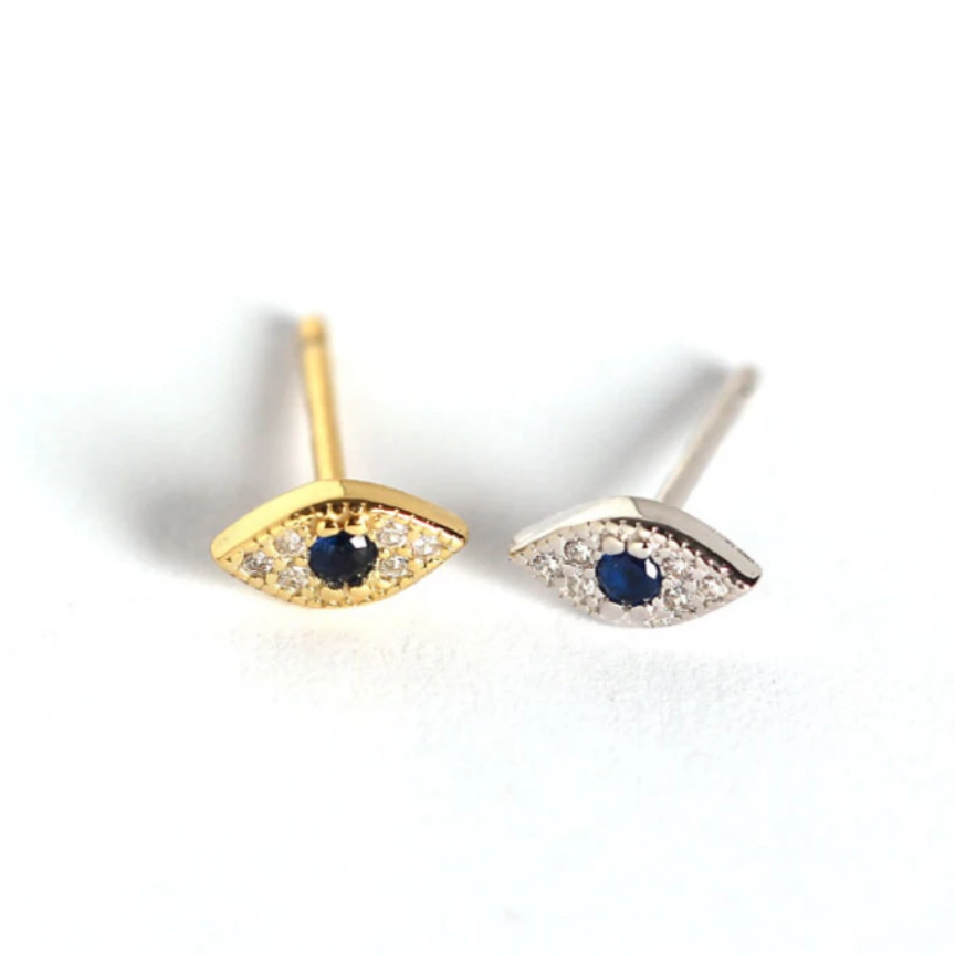 Gold Protective Eye Studs