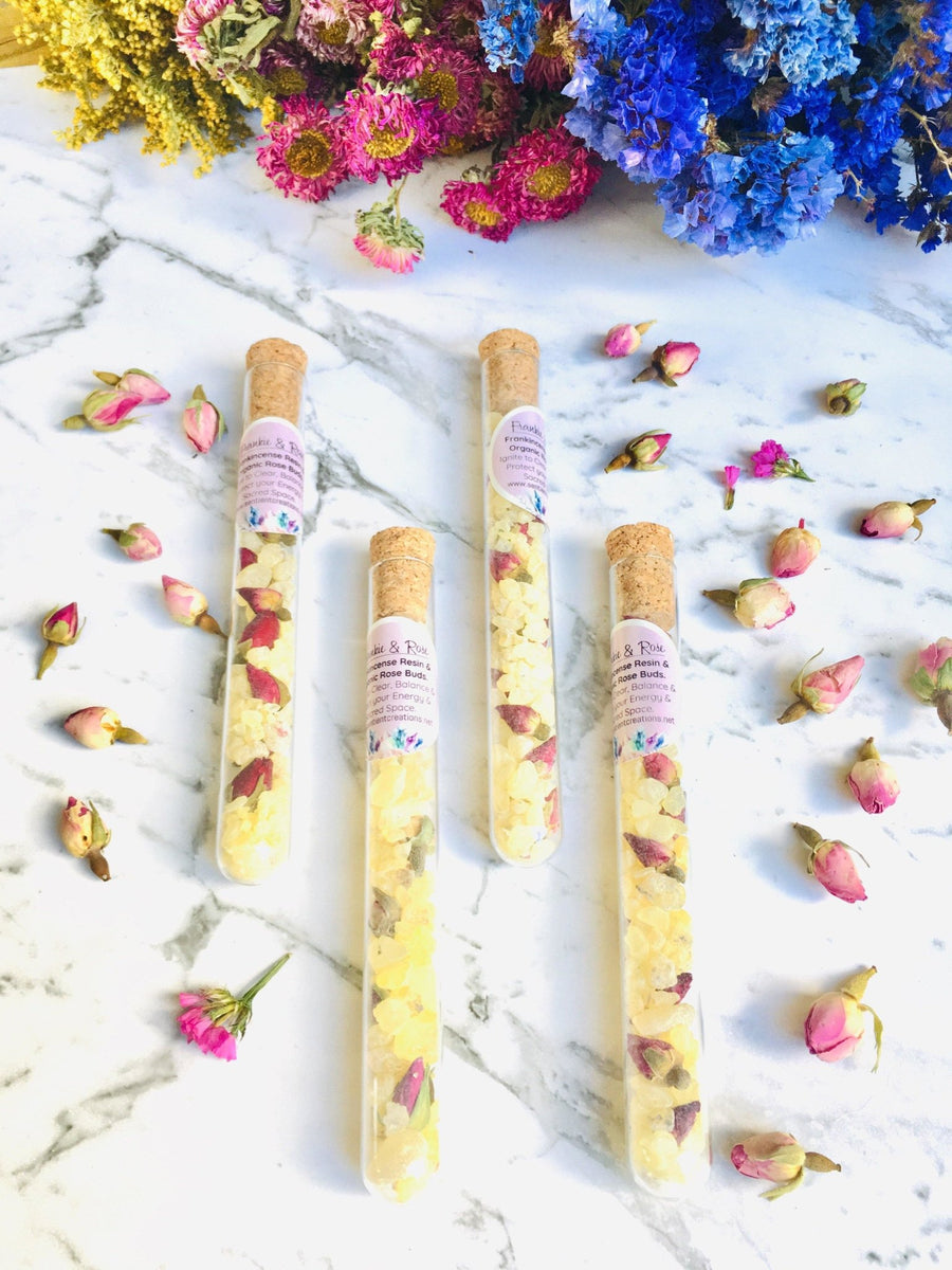 Frankie & Rose - Loose Resin & Flower Smudge Blend - Sentient Creations