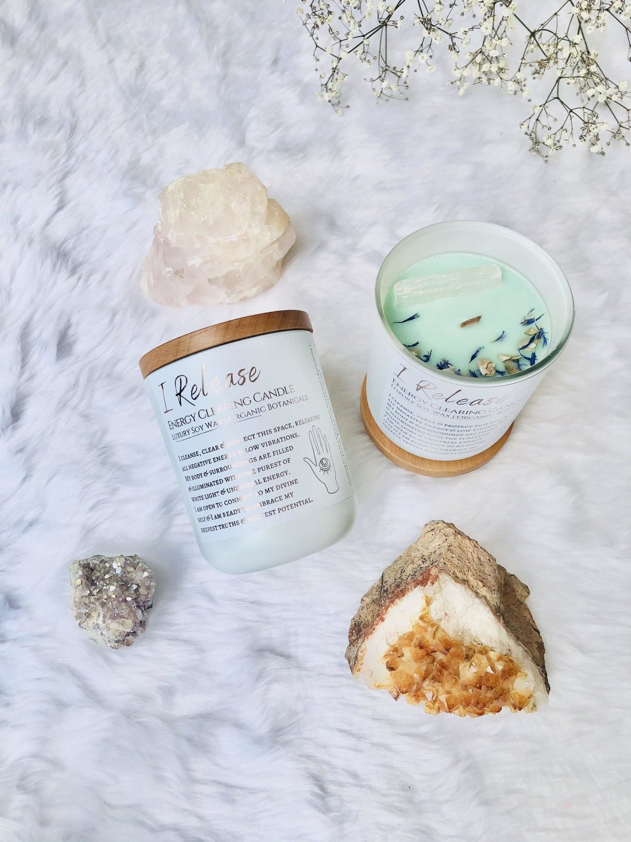 "I Release" Energy Clearing Candle - Sentient Creations