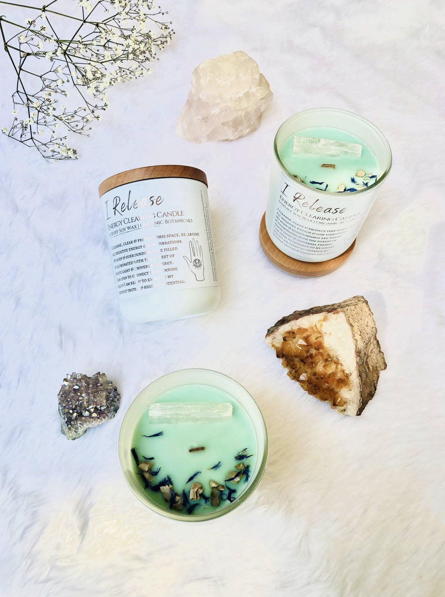 "I Release" Energy Clearing Candle - Sentient Creations