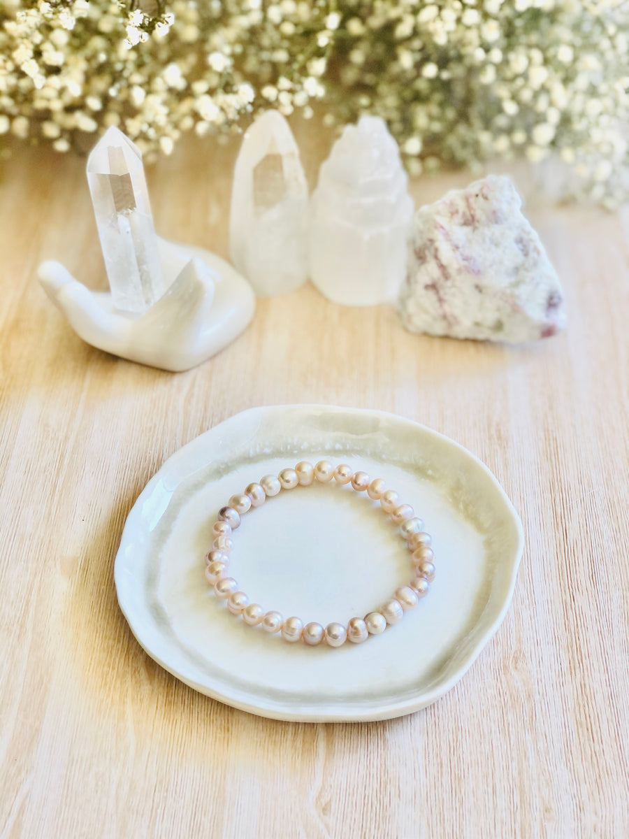 Pink Freshwater Pearl Bracelet
