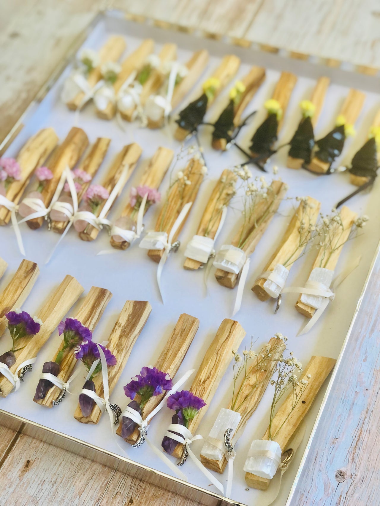 Divinity Wands - Palo Santo with Crystal Enhancement