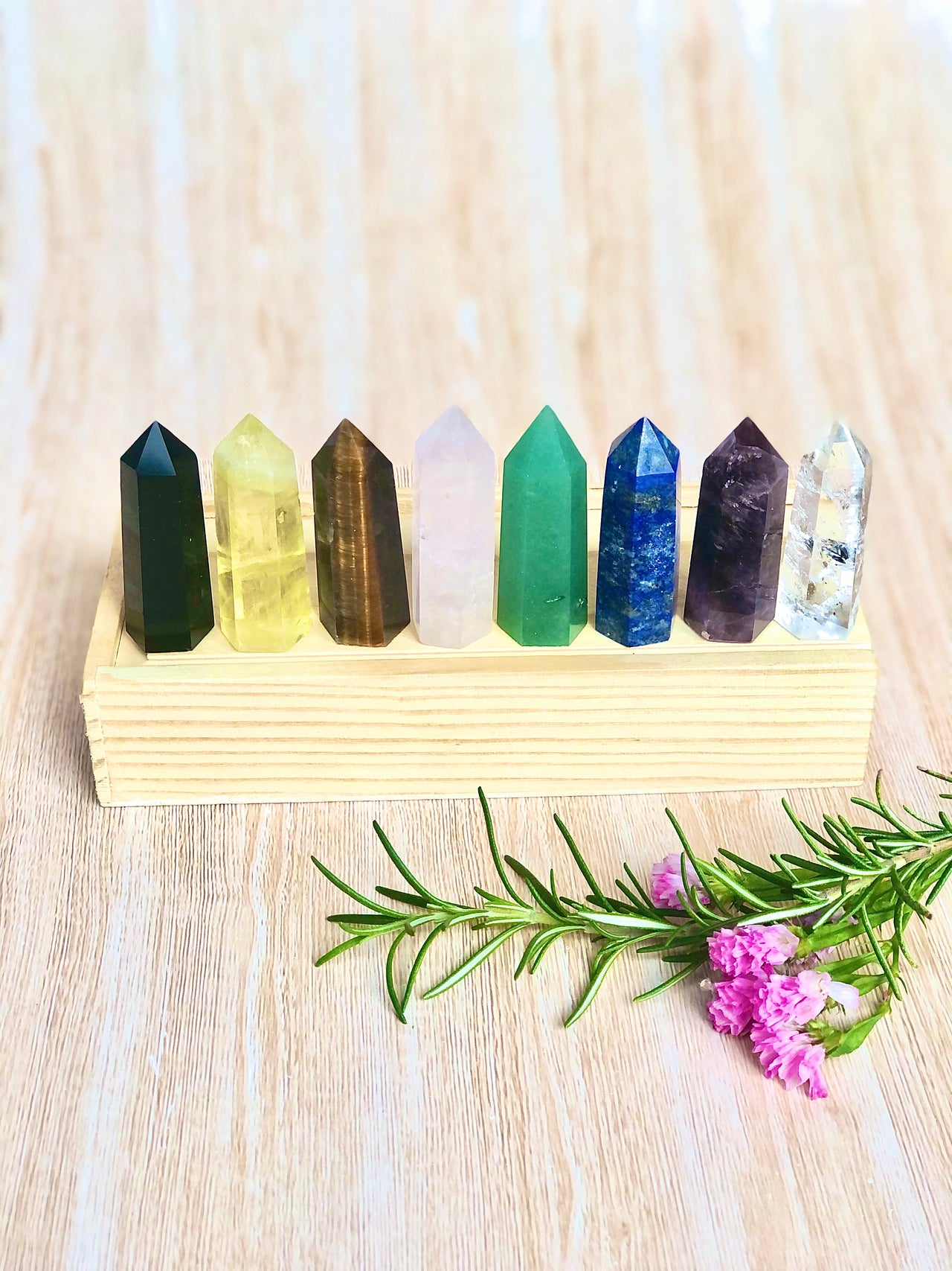 Chakra Balancing Crystal Point Set