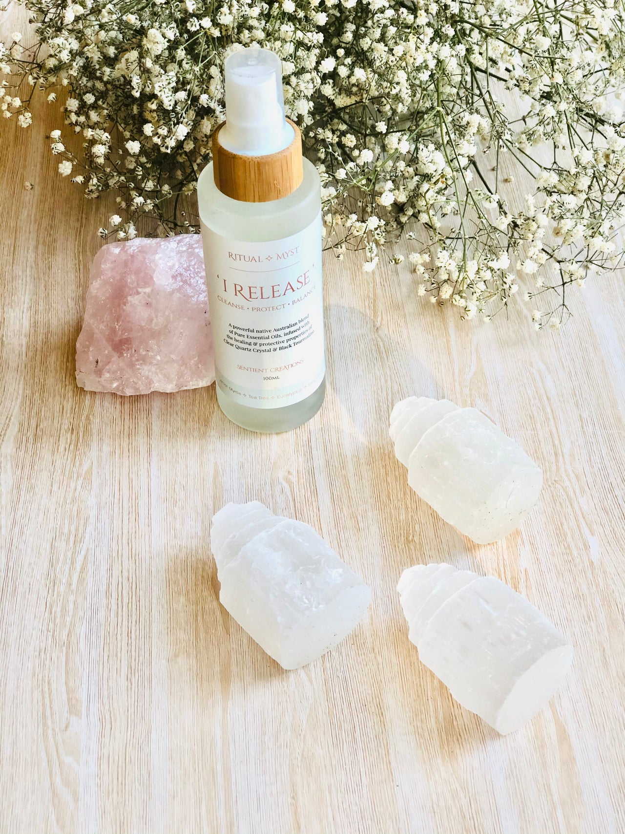 Selenite Cleansing Tower ~ Calming/Cleansing