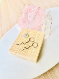 Thumbnail for Empowering Serpent Coin Pendant ~ Sterling Silver