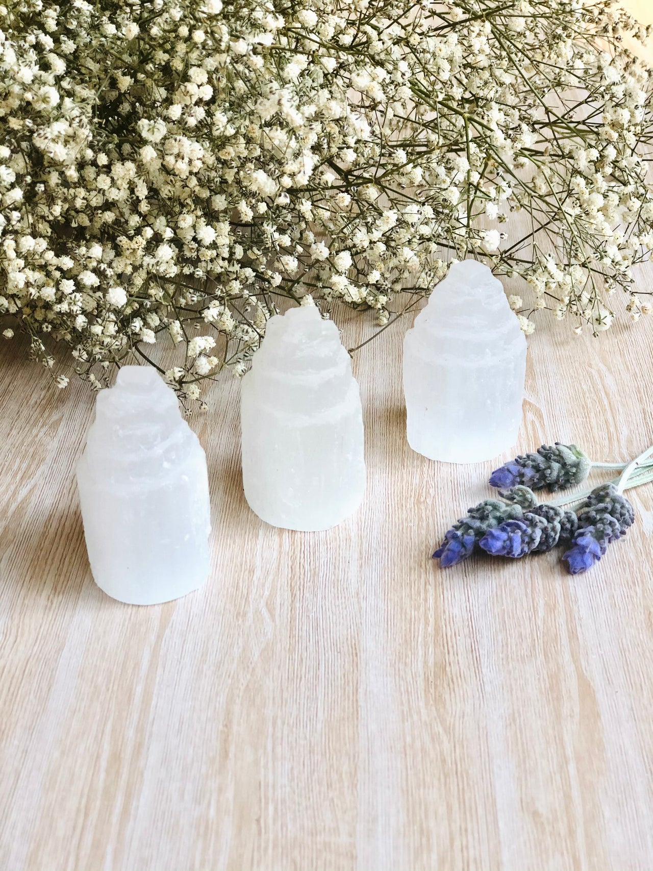 Selenite Cleansing Tower ~ Calming/Cleansing