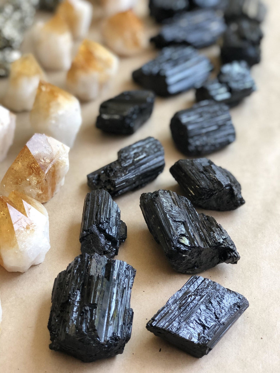 Large Raw Black Tourmaline - Sentient Creations