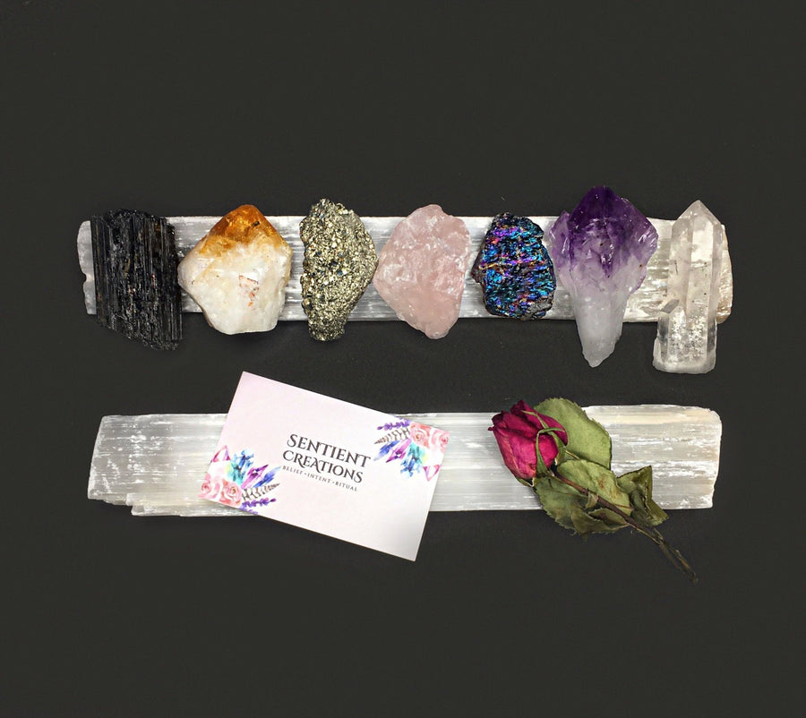 Large Selenite Charging Wand - Sentient Creations