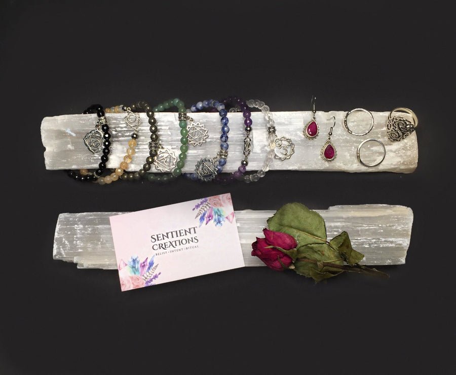 Large Selenite Charging Wand - Sentient Creations