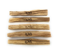 Thumbnail for Love Sticks- Laser Engraved Palo Santo - Sentient Creations