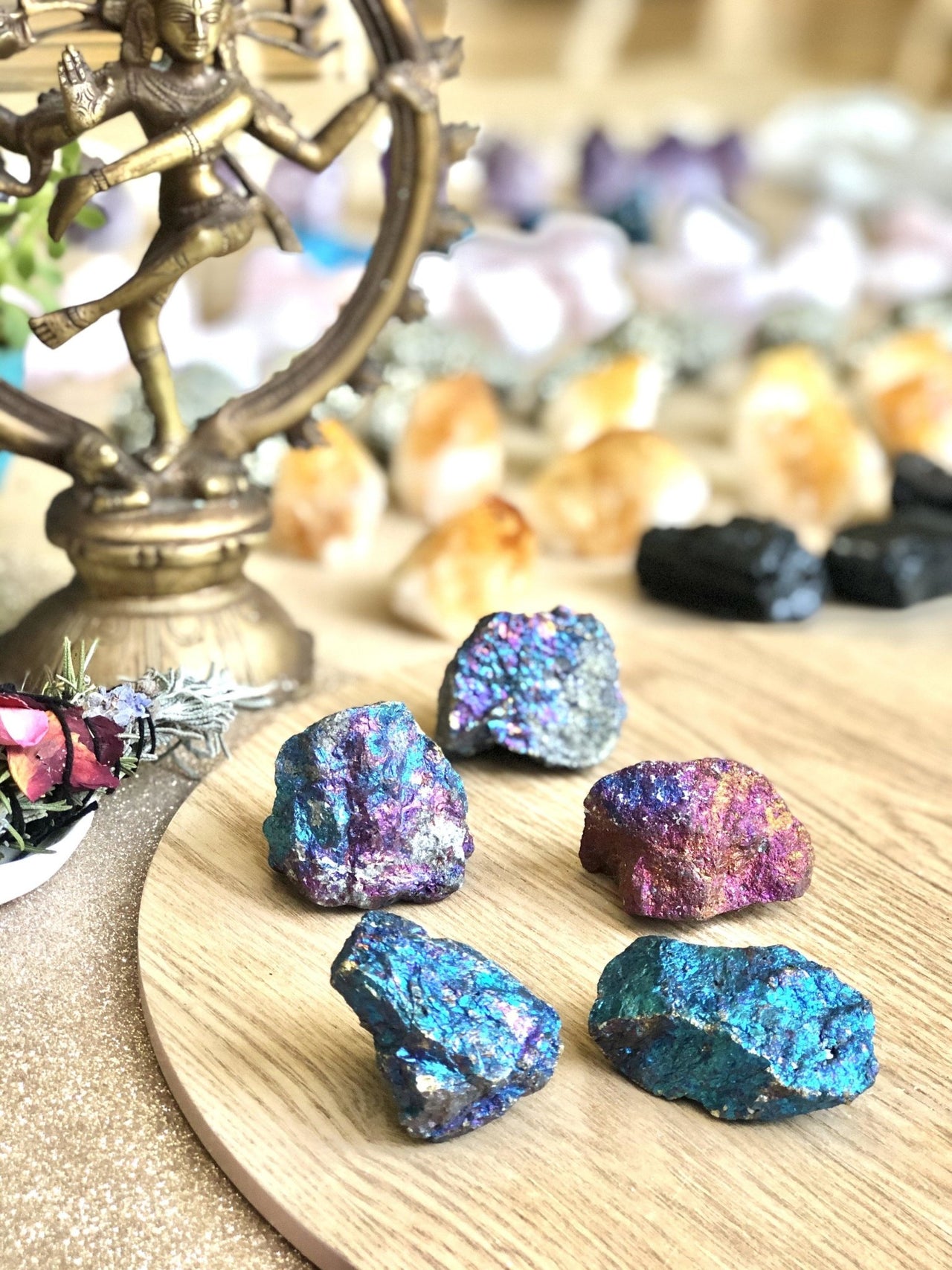 Peacock Ore (Chalcopyrite) - Sentient Creations