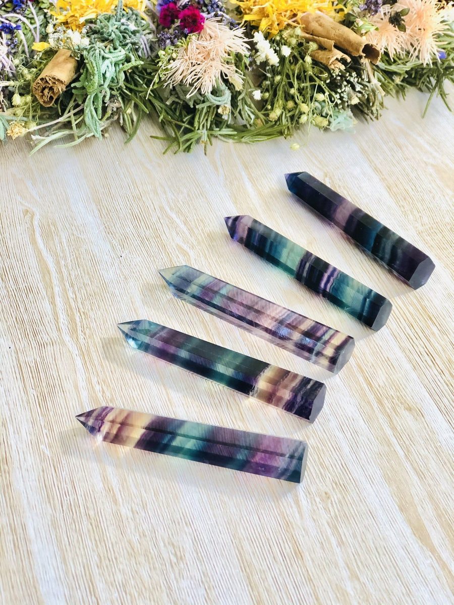 Rainbow Fluorite Crystal Generator - Sentient Creations