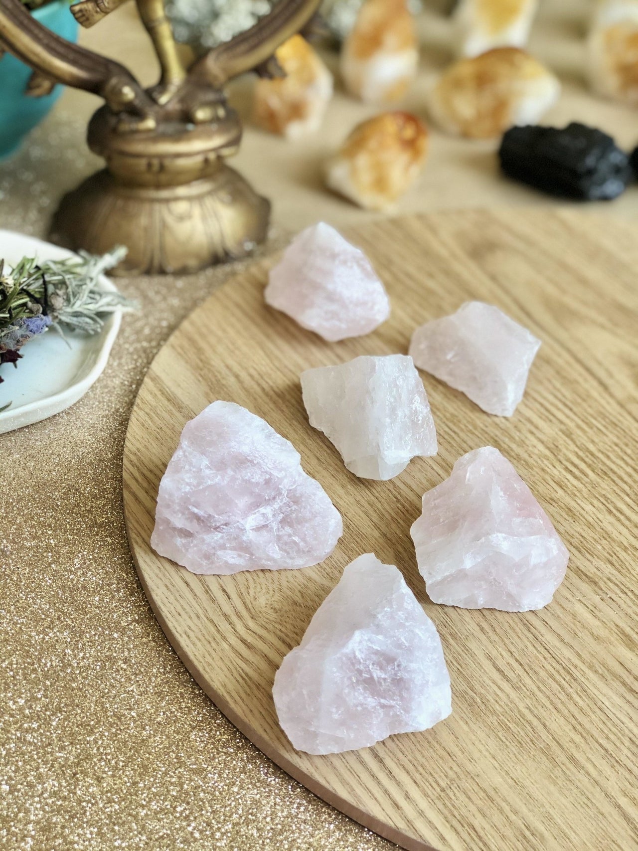 Raw Rose Quartz - Sentient Creations