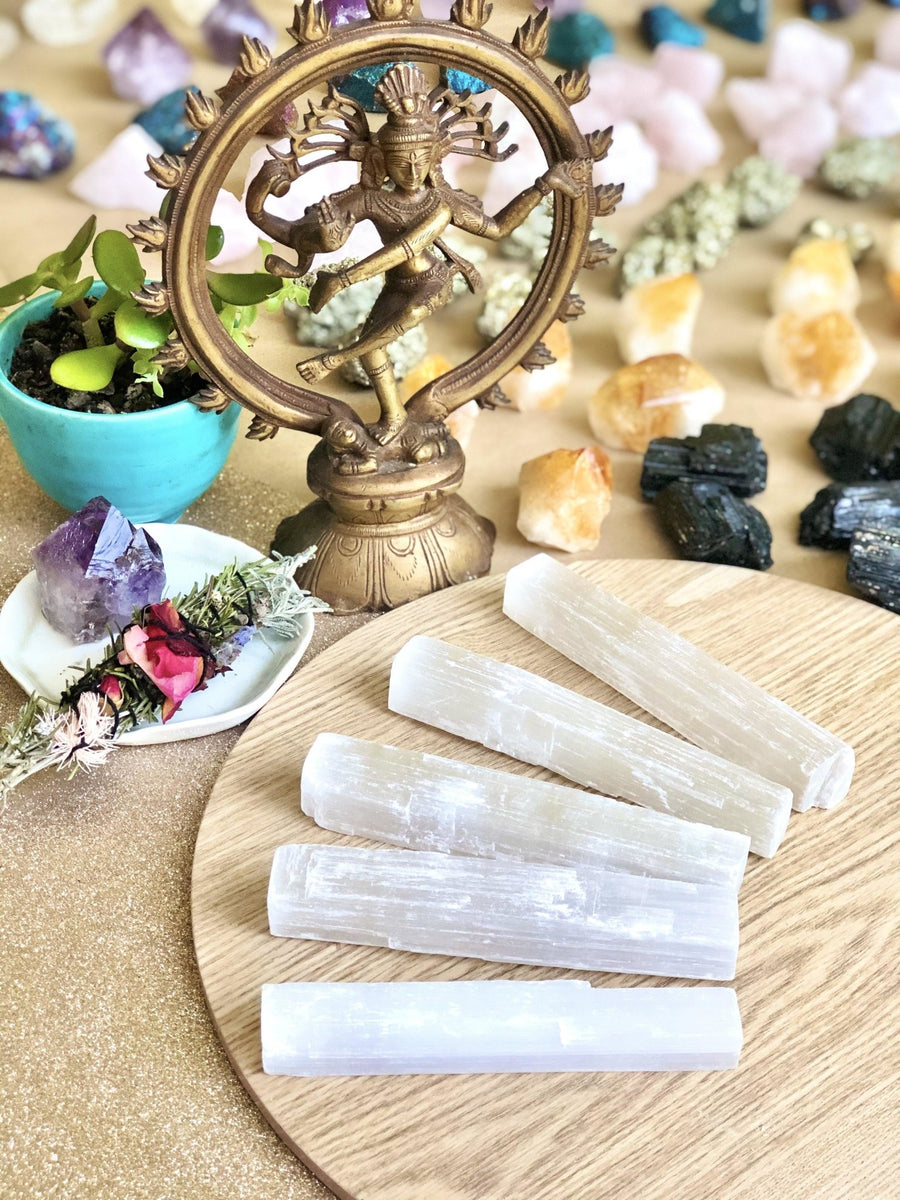Selenite Charging Wand (Medium) - Sentient Creations